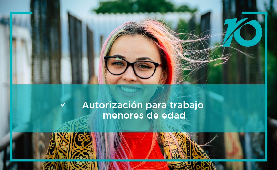 autorización de trabajo menor de edad