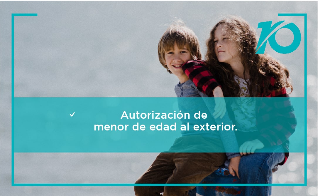 Autorización hijo menor de edad